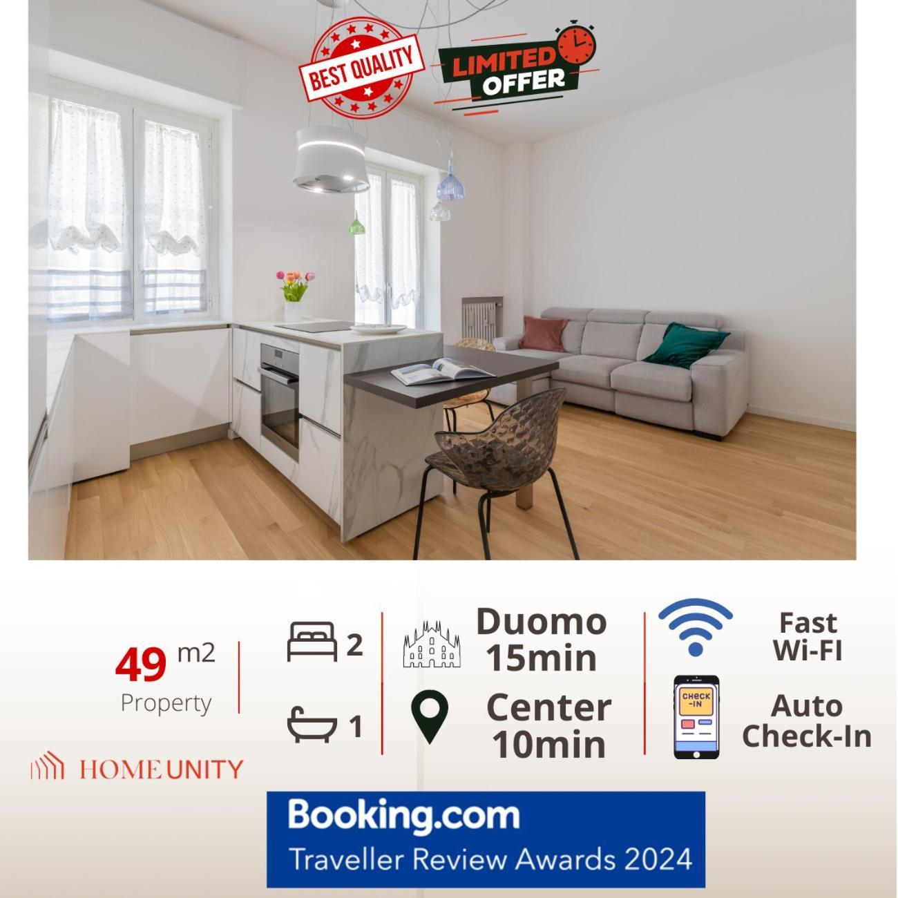 Design Premium Apartment In Center Milan - Homeunity Екстер'єр фото